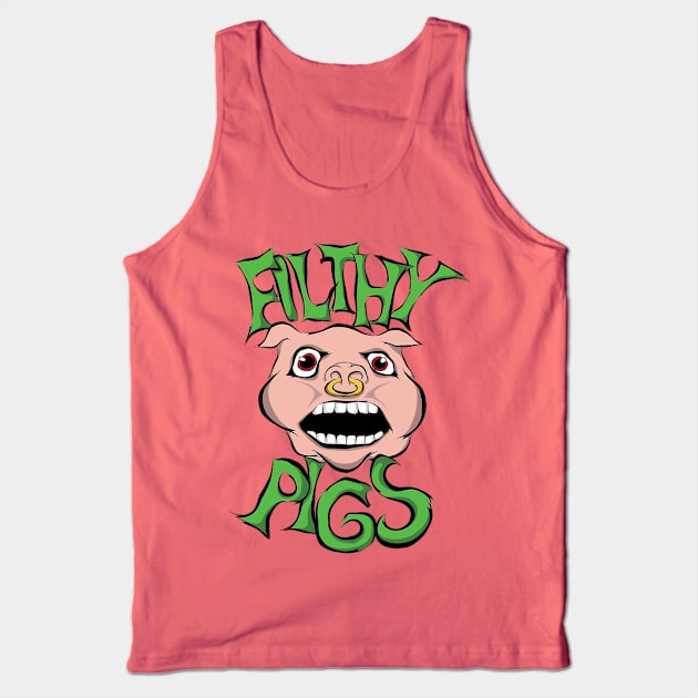 Filthy pigs Tank Top by Ashygaru